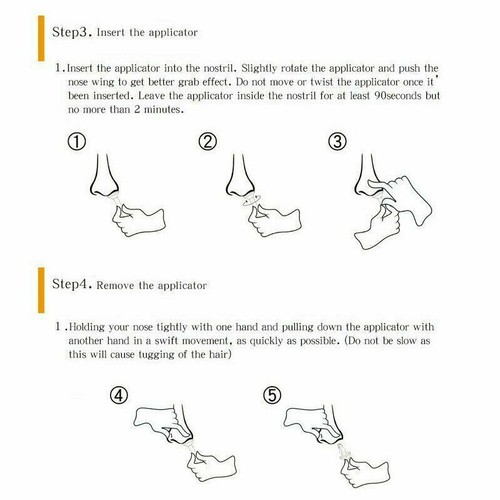 Nose Ear Hair Removal Wax Kit Sticks Easy Mens Nasal Waxing