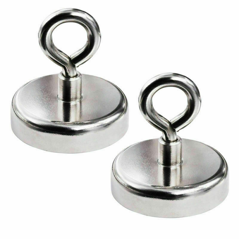 2Pack Heavy Duty Clamping Hook and Eyebolt Neodymium Strong