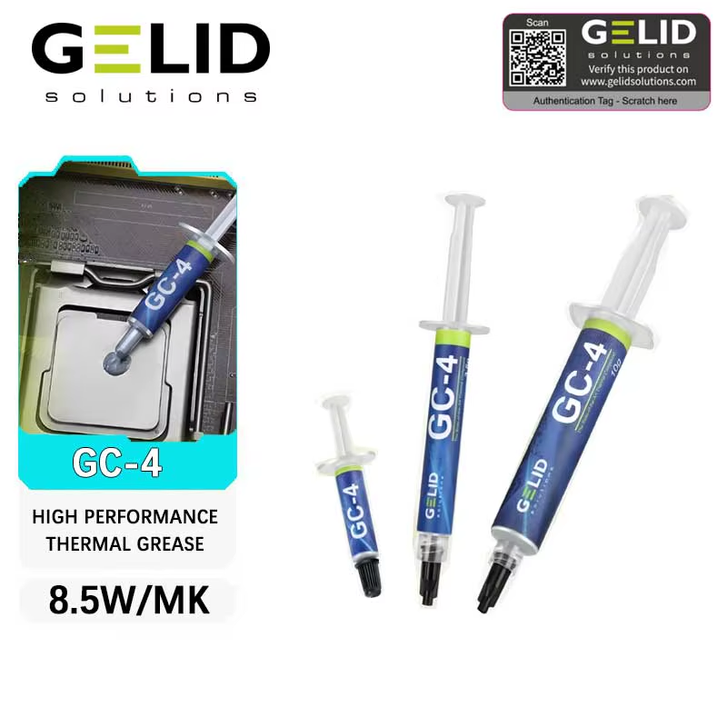 GELID GC-4 Syringe Heat Dissipation Silicone Thermal Plaste For CPU Processor Vi
