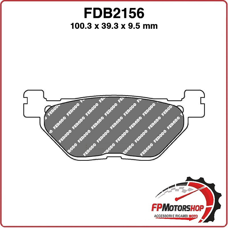 PASTIGLIE FRENI PER MOTO FDB2156P HYOSUNG GV AQUILA 650 04>06 YAMAHA XT1200Z