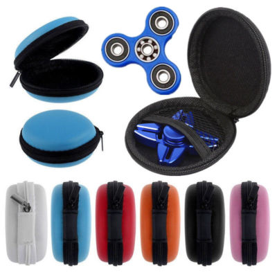Hand Tri Spinner Toys Fidget EDC Focus ADHD Autism Finger Toy Coin Storage Bag