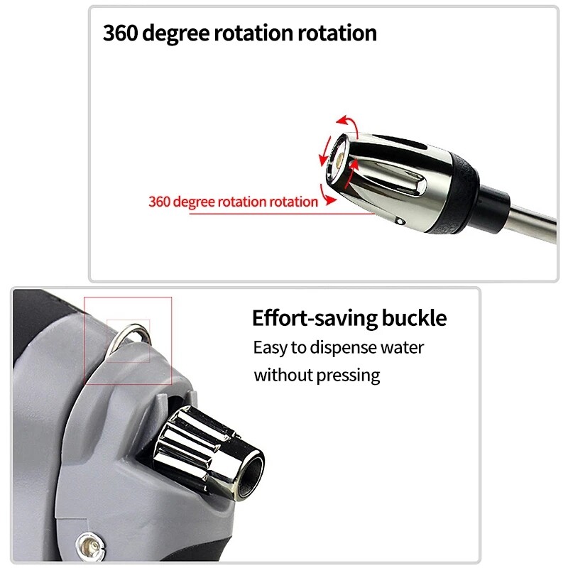 2xHigh Pressure Power Washer Water Spray Gun Nozzle Wand Attachment Garden Hose