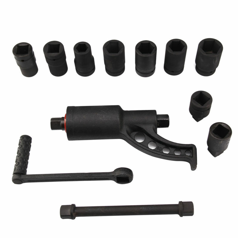 PROFESSIONAL TORQUE MULTIPLIER TRUCK WHEEL NUT WRENCH SET KIT 3/4" 1