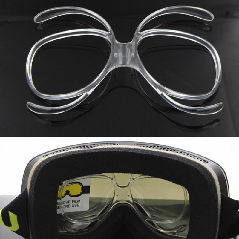 Ski Goggles Myopia Frame Insert Optical Adaptor Flexible Prescription Fram-CE