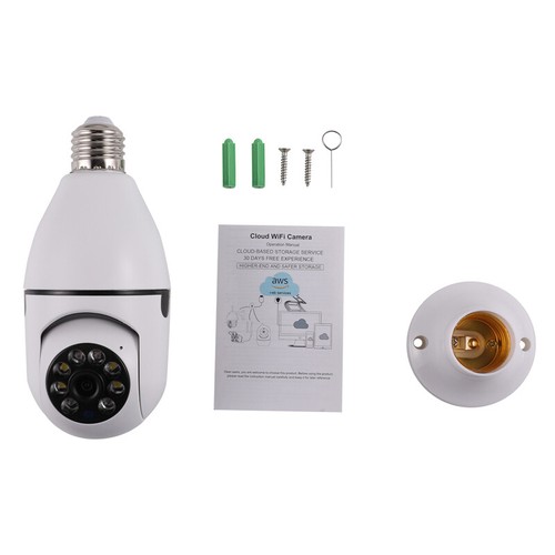 Smart Wireless WiFi Video Intercom Doorbell 1080P Light Bulb Security IP Camera