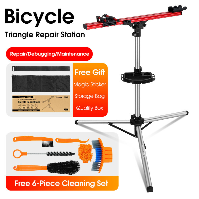 WEST BIKING Maintenance Bicycle Repair Stand Floor Workstand Wash Bike Rack Tool