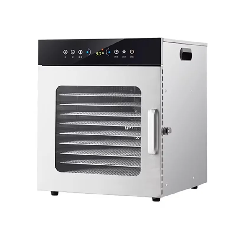 Commercial Grade 8-layer Food Dehydrator 12-Hour Timing And Temperature Adjustme