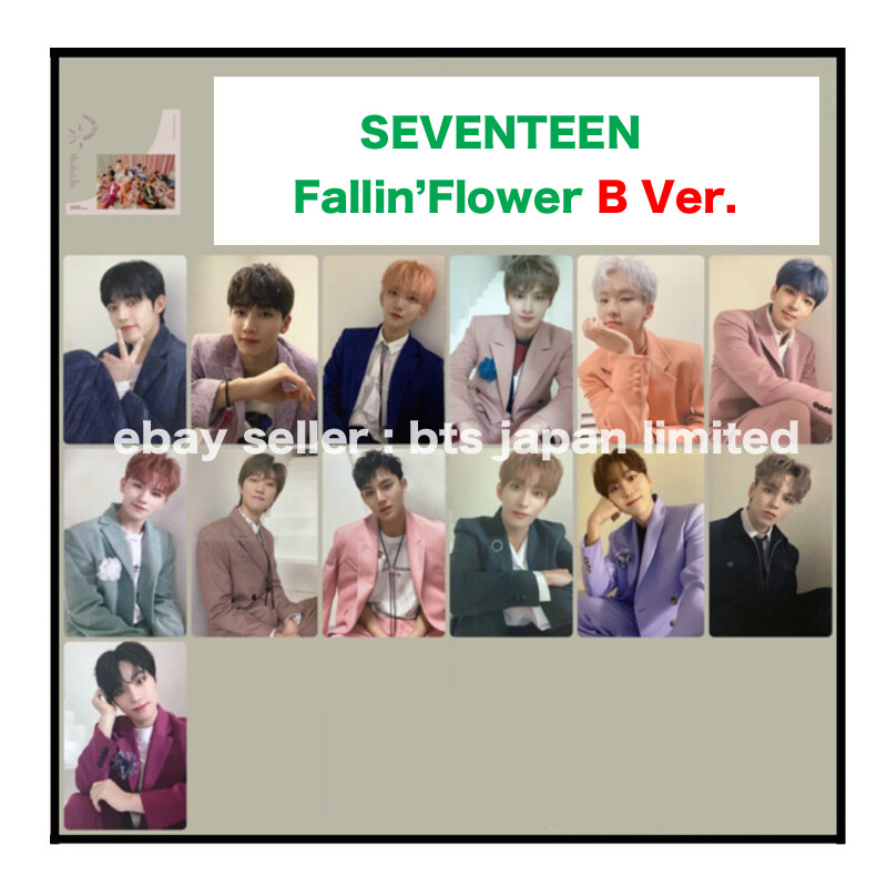 SEVENTEEN OFFICIAL FALLIN' FLOWER B ver. LIMITED Photocard