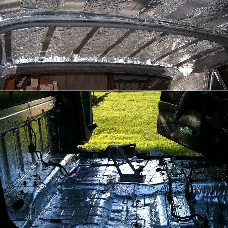 Sound Deadening Mat Car Heat Insulation & Noise Proof Pad 79"x 40" 394mil 10mm