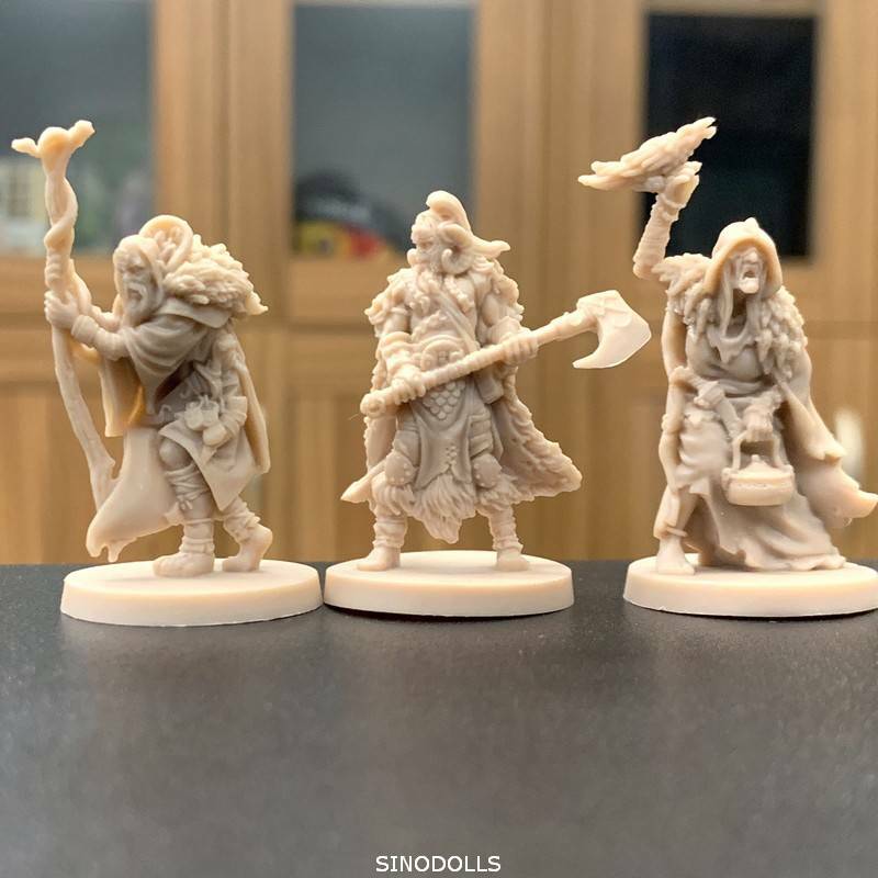 Random 6PCS Clan Warriors Blood Rage Board Game 5th Player Miniatures DND TRPG