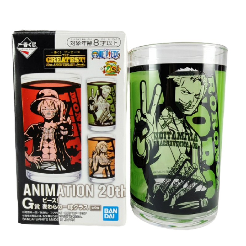 One Piece Roronoa Zoro Glass The Greatest th Ichiban Kuji Official 724b Ebay