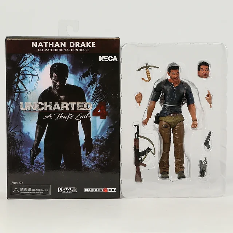 NECA Nathan Drake Uncharted 4 Action Figure 7" Ultimate Movie Collection Toy