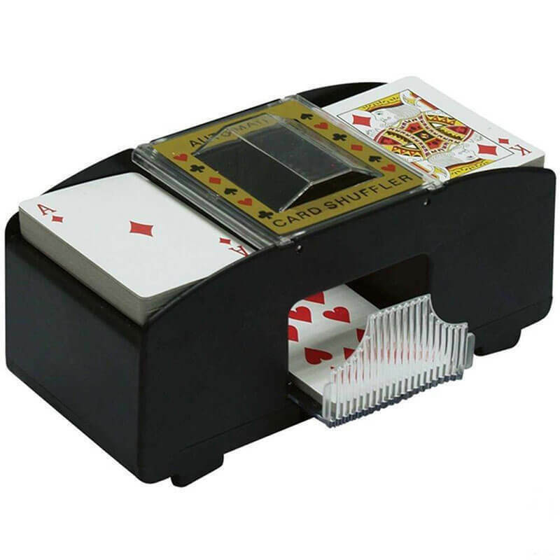 Mischia Carte Automatico Elettronico Card Shuffler Per 1-2 Mazzi Carte Poker cir