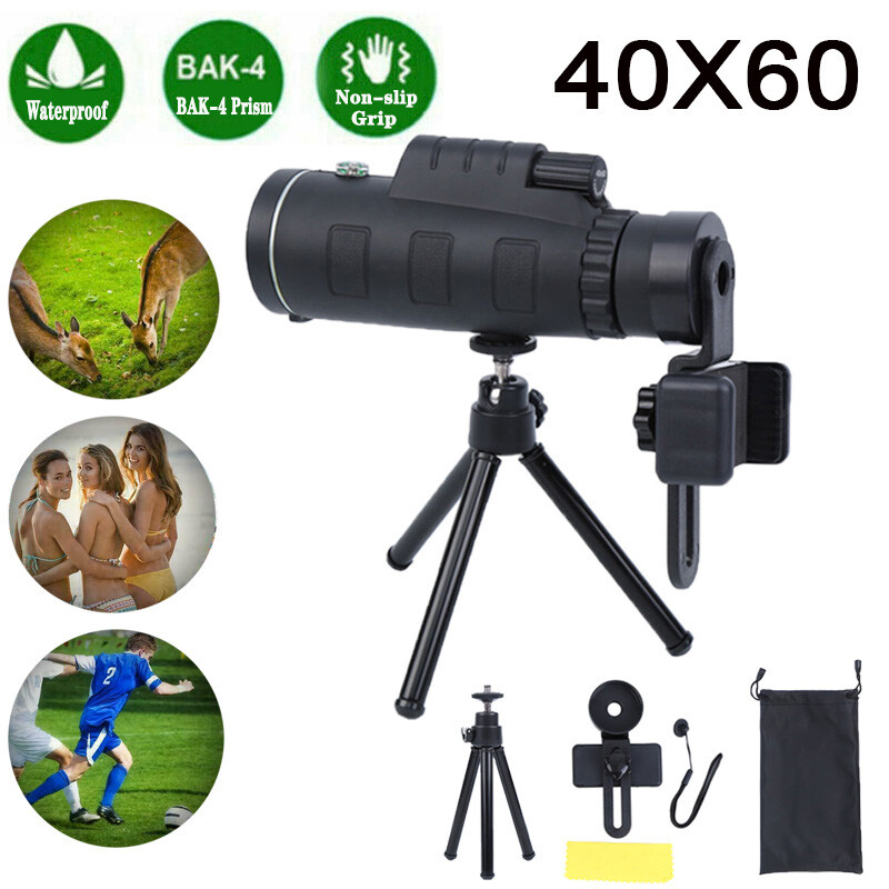 For Cell Phone 40X60 Zoom Night Vision Telescope HD Monocula