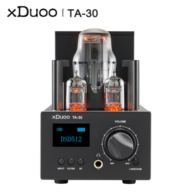 xDuoo TA-30 Bluetooth 5.0 ES9038Q2M DAC&Tube Headphone Amp USB/COAX/OPT Input