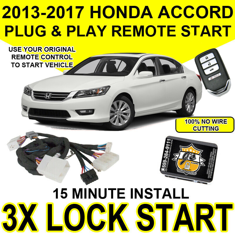 20132017 Honda Accord Key Start Plug & Play Remote Start PUSH TO START
