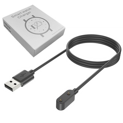 White Contact Magnetic Charging for HONOR Haylou Watches Magnetic Black