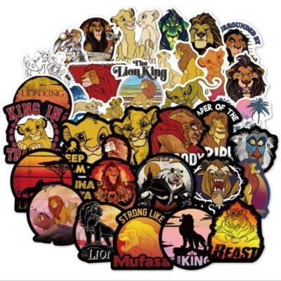 LION KING Stickers [Set B] ~ SIMBA Nala SCAR Mufasa ~ Vinyl Waterproof Decals