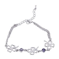 Versilberte Fußkettchen