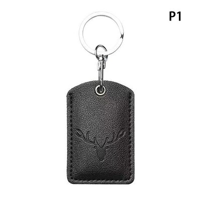 Access Card Case Leather Card Holder Keychain Key Ring Door Lock Access Card  Pe