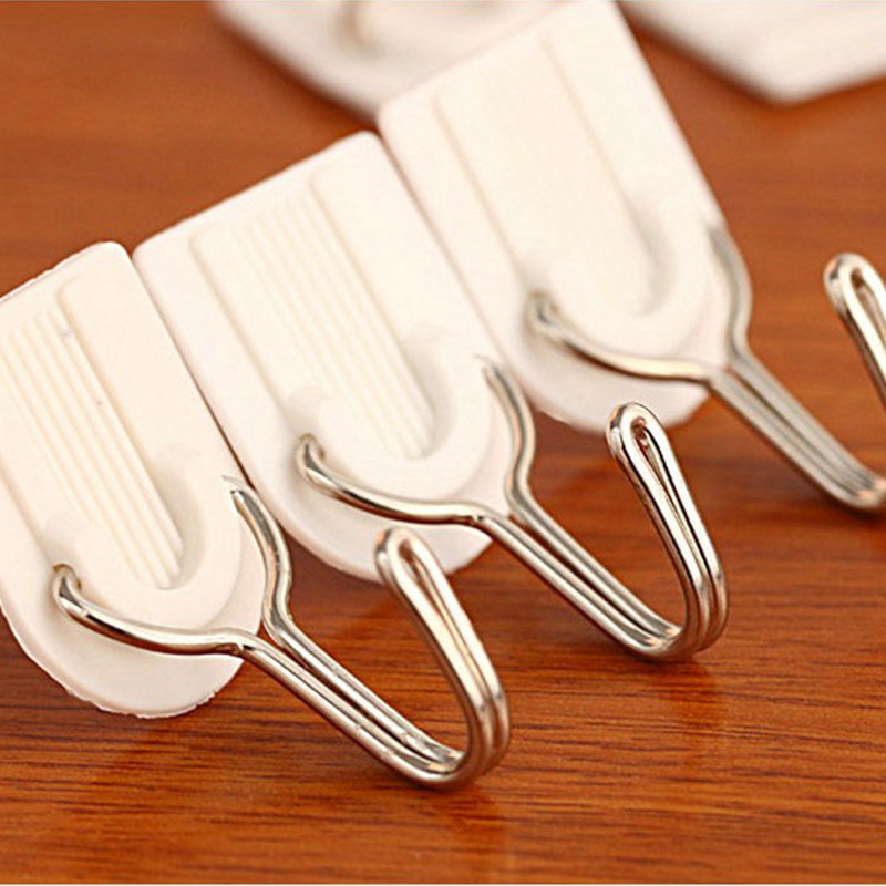 Set 3 Pezzi Gancio Attaccapanni Adesivo Parete Legno Porte Fashion Hook moc