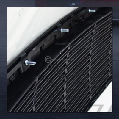 For 2004-2008 Ford F150 Horizontal Billet Style Glossy Black Front Bumper Grille