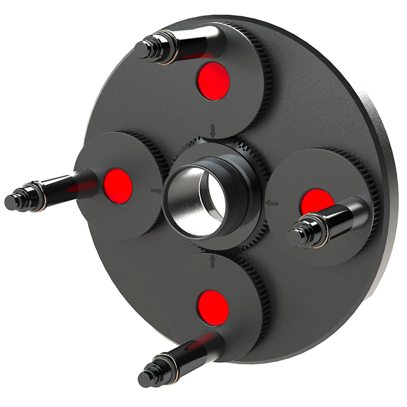 Wheel Balancer 40mm Lug Centric Speed Pin Plate System Set 4 5 6 8 Lug WALL TRAY