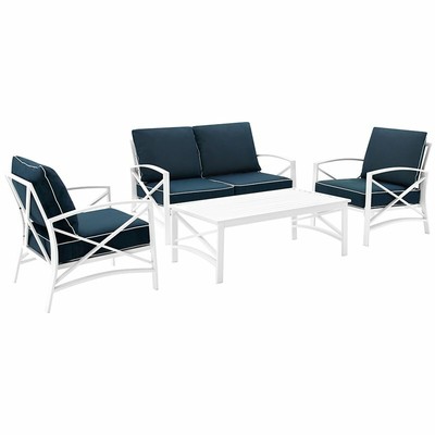 Crosley Kaplan 4 Piece Patio Sofa Set