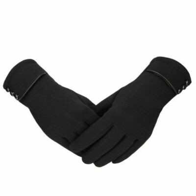Women Ladies Warm Thick Soft Cashmere Gloves Touch Screen Winter Fleece Gloves