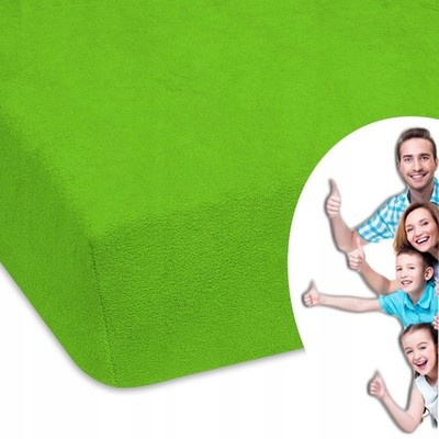 Fitted Terry Towelling Sheet with Elastic 70x140cm Various Colours
