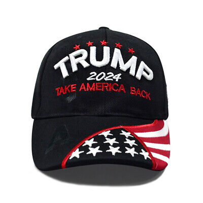 TRUMP 2024 Take America Back HAT Embroidered Donald Trump Cap Adjustable Flat