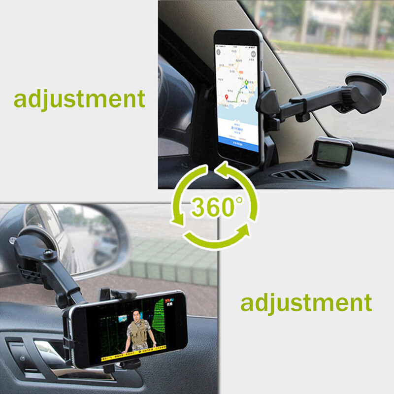 360° Car Windshield Mount Holder Stand For Mobile Cell Phone GPS iPhone Samsung