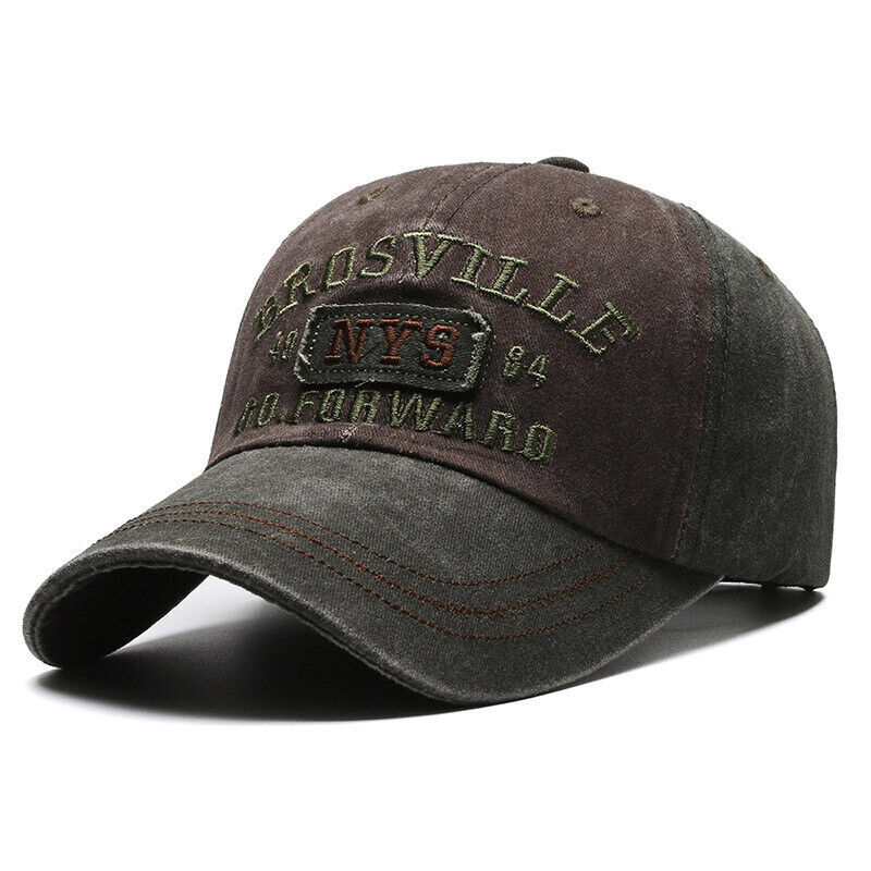 Buy 2 and get 1 free ! Baseball Cap peaked cap Vintage style Letter embroidery