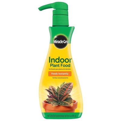 Miracle-Gro Indoor Plant Food Feeds Instantly Liquid Pump Bottle 8 oz 1 pk