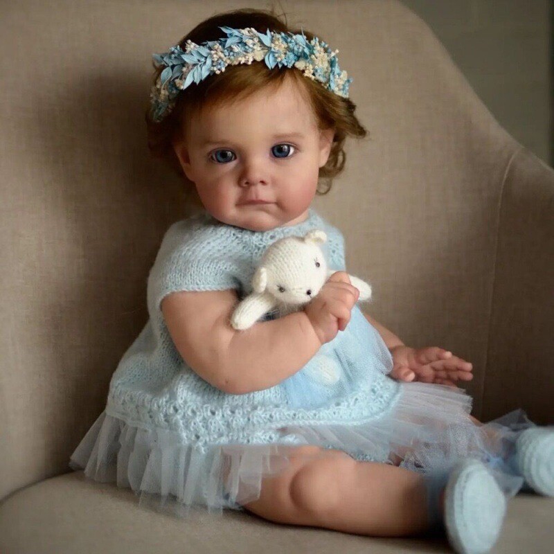 Reborn Doll Toddler Princess Maggie 3D Skin Bebe Reborn Doll