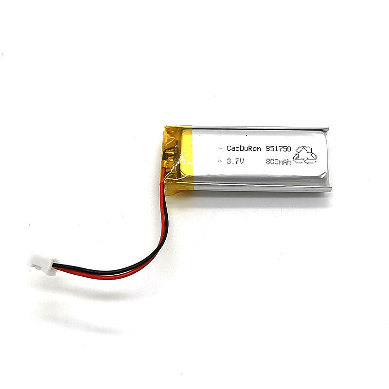 2/5pcs  3.7V 800mAh 851750 Li Lithium Polymer ion Battery Co