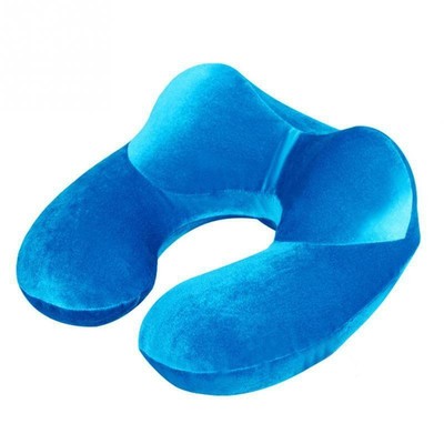 U-Shape Travel Pillow for Airplane Inflatable Neck