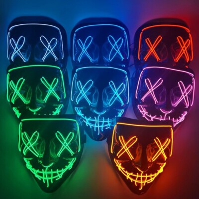 Halloween Led Mask The Best For This Holiday With Your Favorite Colors