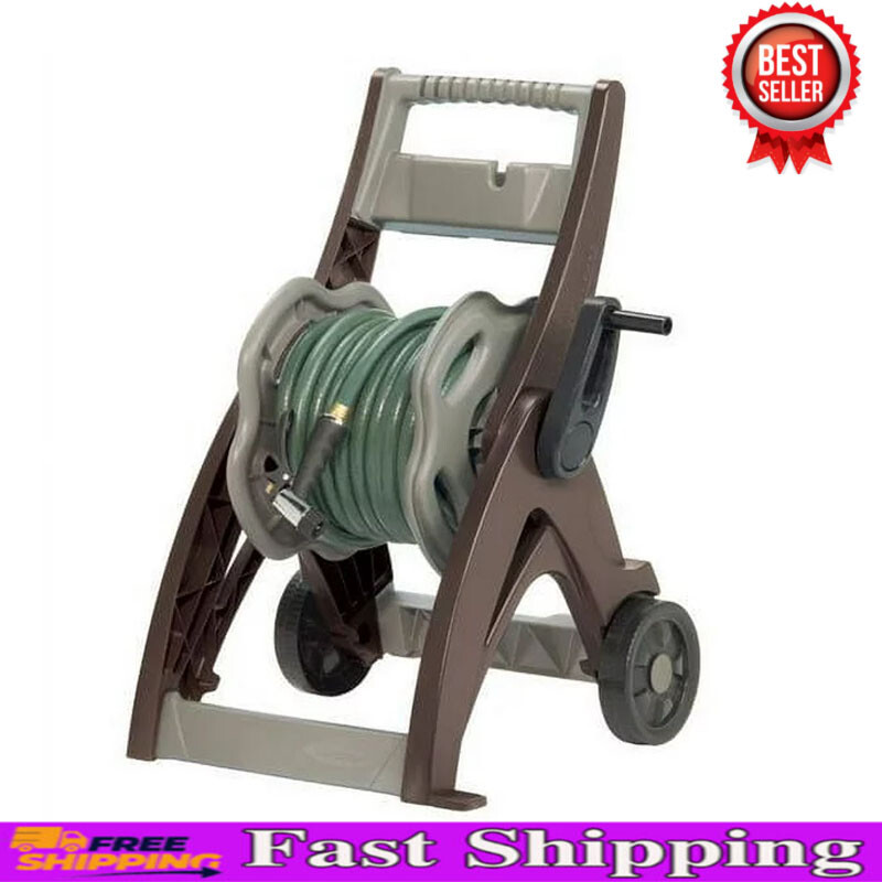 175 Ft. Hose Reel Cart Large UV Resistant Hosemobile Garden Outdoor Storage New