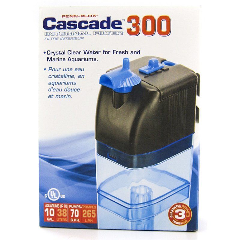 Penn-Plax Cascade Internal Aquarium Fish Tank Filter