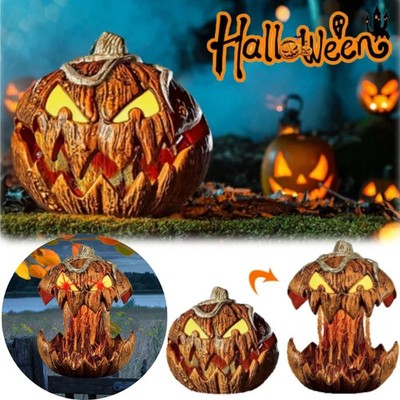 Halloween Kürbiskopf Hofbeleuchtung Laterne Vintage Gruselige Dekorationen