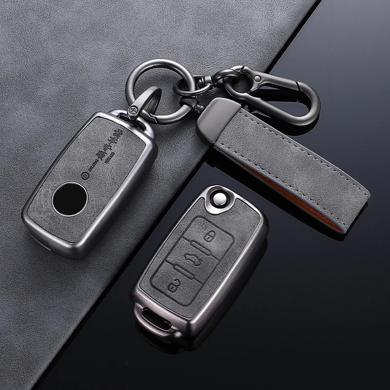 Portable Key Case For Volkswagen VW Polo Tiguan Beetle Caddy T5 Skoda Octavia Se