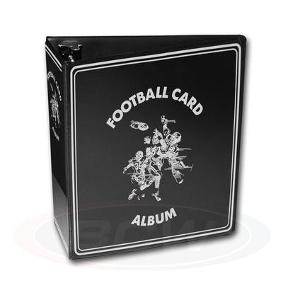 1 BCW 3'' Black Football Card Storage D-Ring Album Binder Book Display Protect