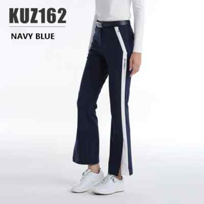 PGM Women Split Golf Pants Ladies High Waist Flared Trousers Patchwork Sweatpant
