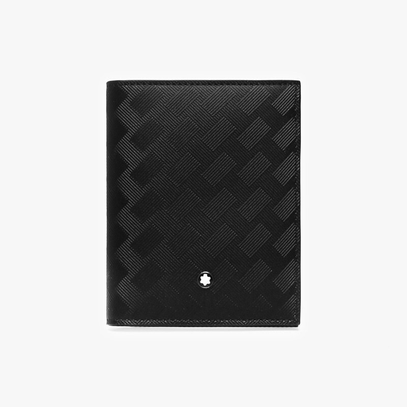 Pre-owned Montblanc Extreme 3.0 Leather 6cc Card Holder Case Cover Wallet Purse For Men In Black