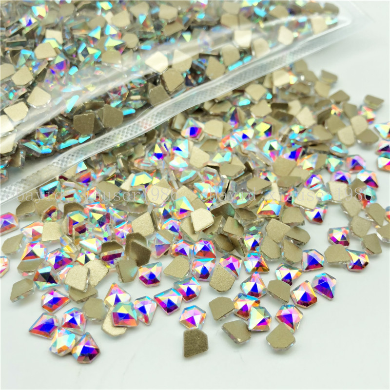 20 50pcs Nail Art Rhinestones Glitter Diamond Crystal Gem 3D Tips DIY Decoration