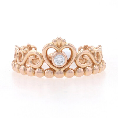 NEW Authentic Pandora Rose My Princess Tiara Ring - Silver 52 (US 6) 180880CZ