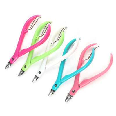 ABS Handle Nail Clippers Toenail Cutters Nail Art Cuticle Nipper Clipp_sh