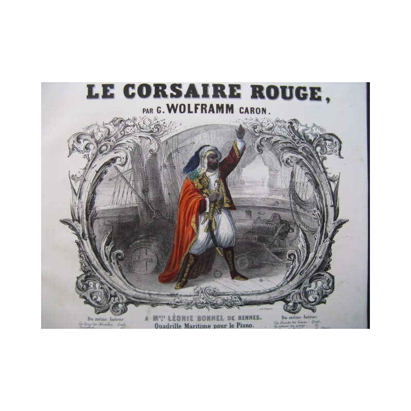 Wolframm Caron Gustave Le Corsaire Rouge Piano Xixe SiÃ¨Cle