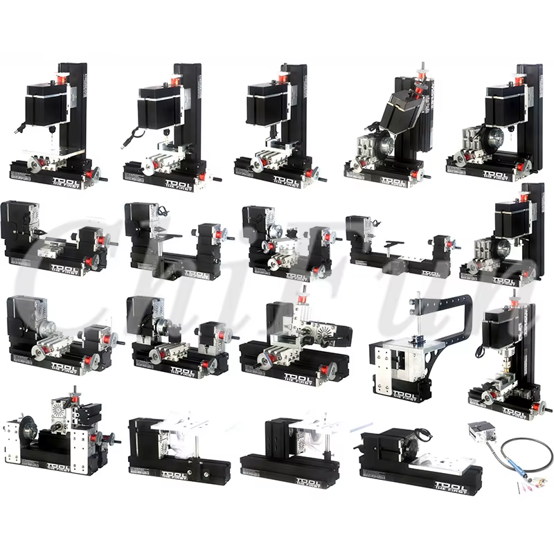 TZ16000MZGP 60W Electroplated Metal 16 in 1 Mini lathe with Bow Arm/60W,12000rpm